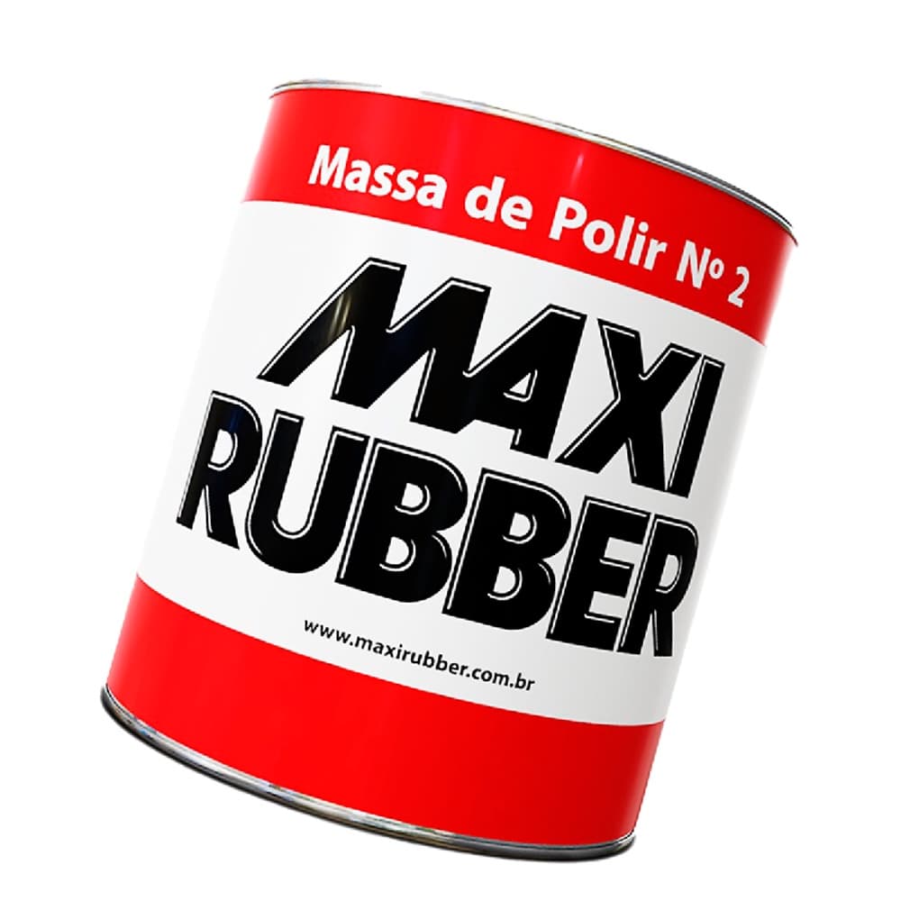 MASSA DE POLIR MAXI RUBBER N2 490GR AUTOMOTIVA PINTURAS