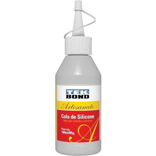 Kit 12 Colas Silicone Tekbond Artesanato Liquido 85g 100ml