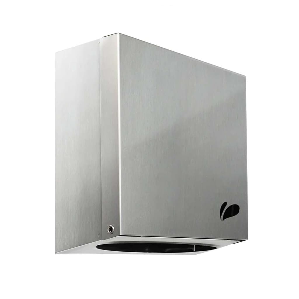 Toalheiro Dispenser Quadra Inox Escovado Porta Papel Toalha Biovis