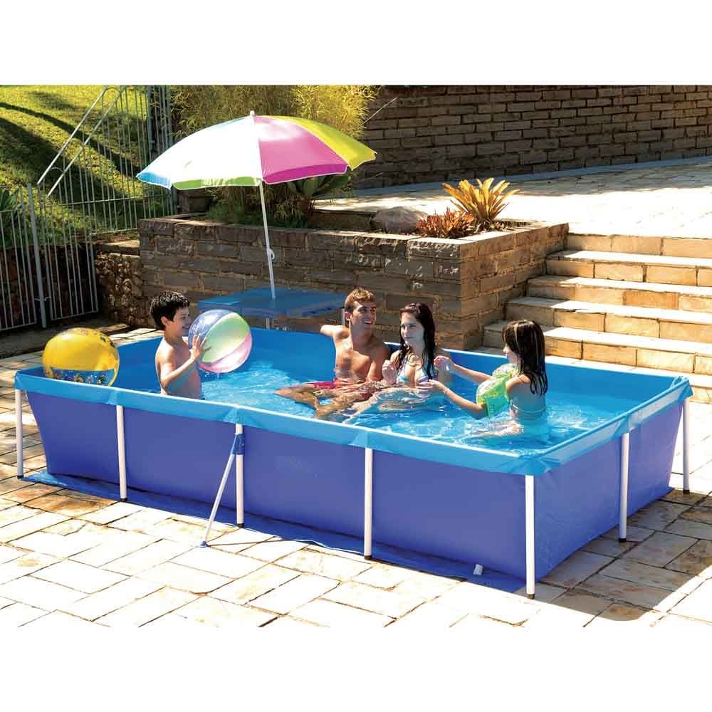 Piscina estrutural retangular 3000 L Mor