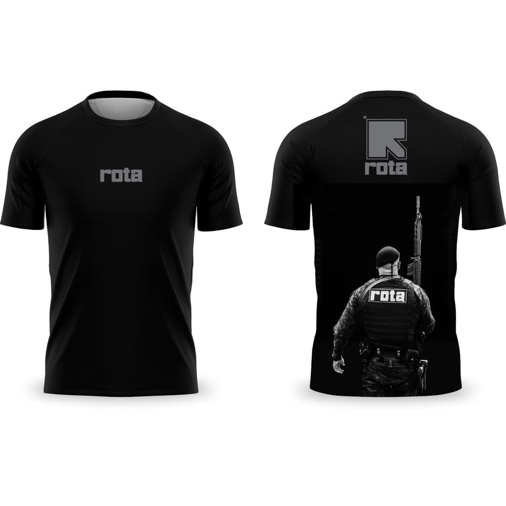 Camisa Rota Guerreiro Admiradores Policia Uso Liberado