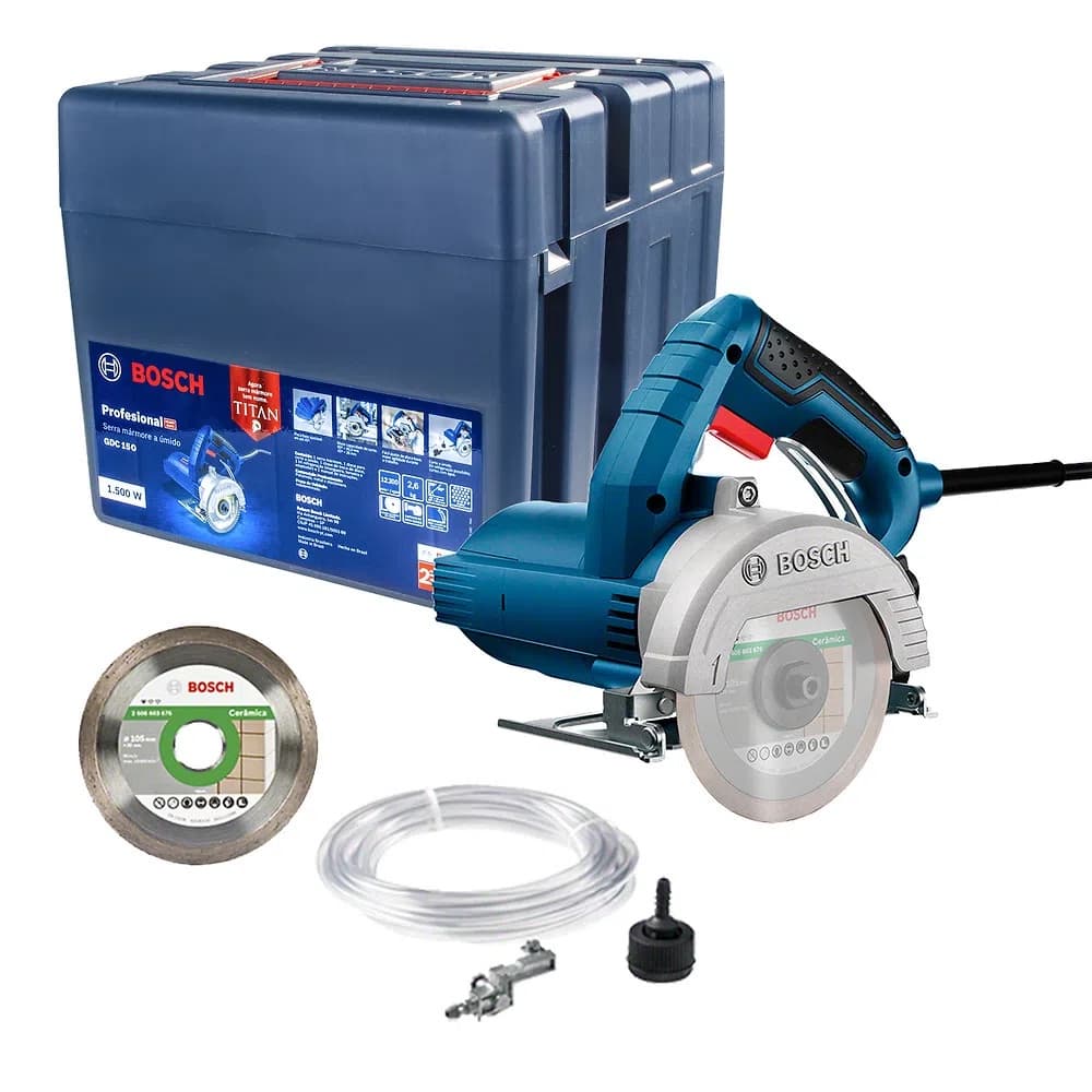 Serra Mármore 5" 1500W Com Refrigeração e Maleta GDC 151 Bosch