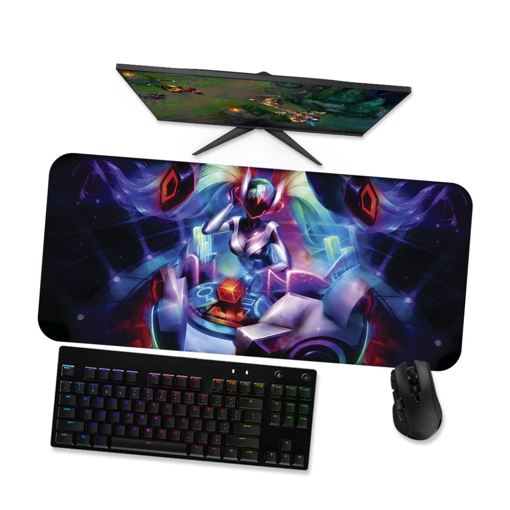 Mouse Pad Gamer Grande LoL DJ Sona 1  LoL 90x40 80x40 60x40 70x30 45x40