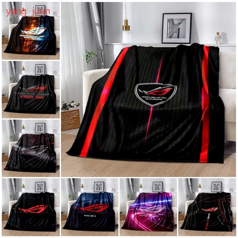 Cobertor De Flanela Macio E Quente Com Design Da República Dos Gamers-Personalizável Para Camping , Piquenique , Interva