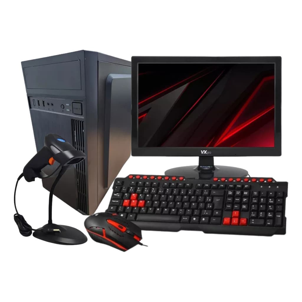 Computador PDV01 Completo | Core i5 + Monitor + Teclado + Mouse | Ideal p/ Loja, Escritório e PDV