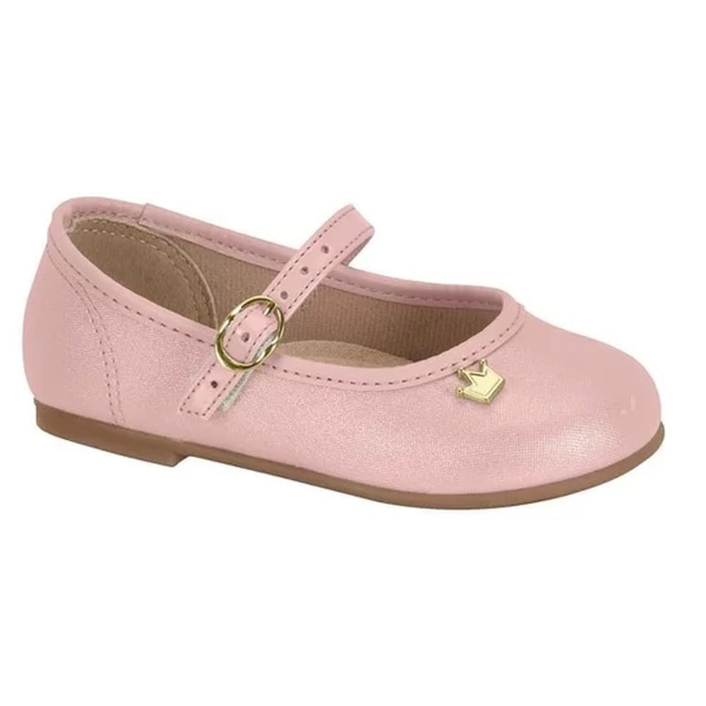 Sapatilha Molekinha Infantil Listrada Rosa 2106.1029