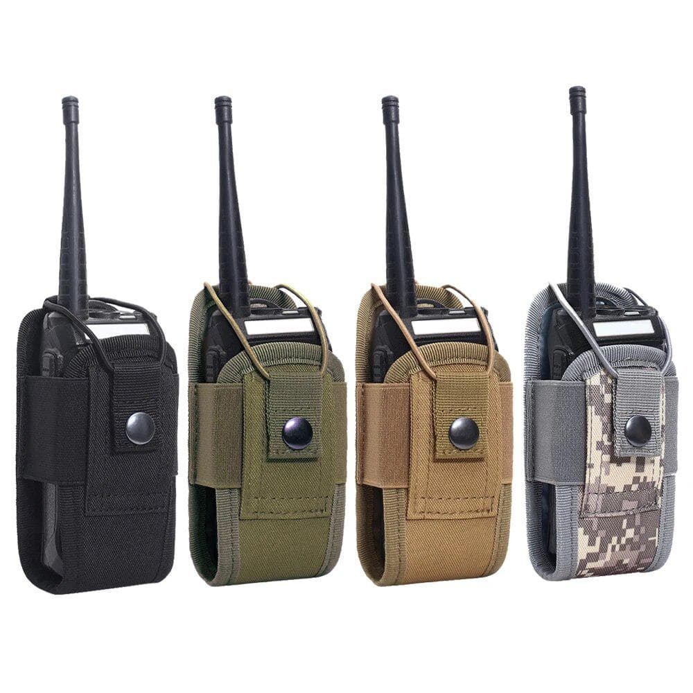 10000d Rádio Tático Molle Walkie Talkie Pouch Bolsa De Cintura Bolso Transporte De Interfone Portátil Para Acampamento De Caça