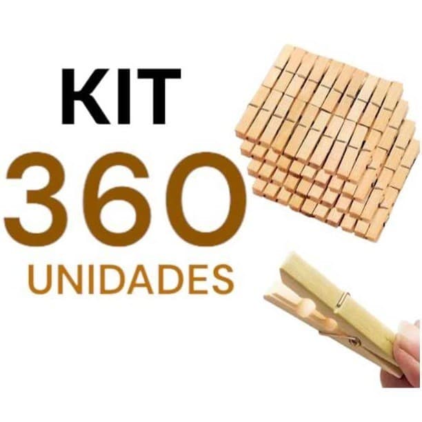 360 a 120 unidades de Prendedor Pregador de roupas de madeira pregador promoção envio mais rapido