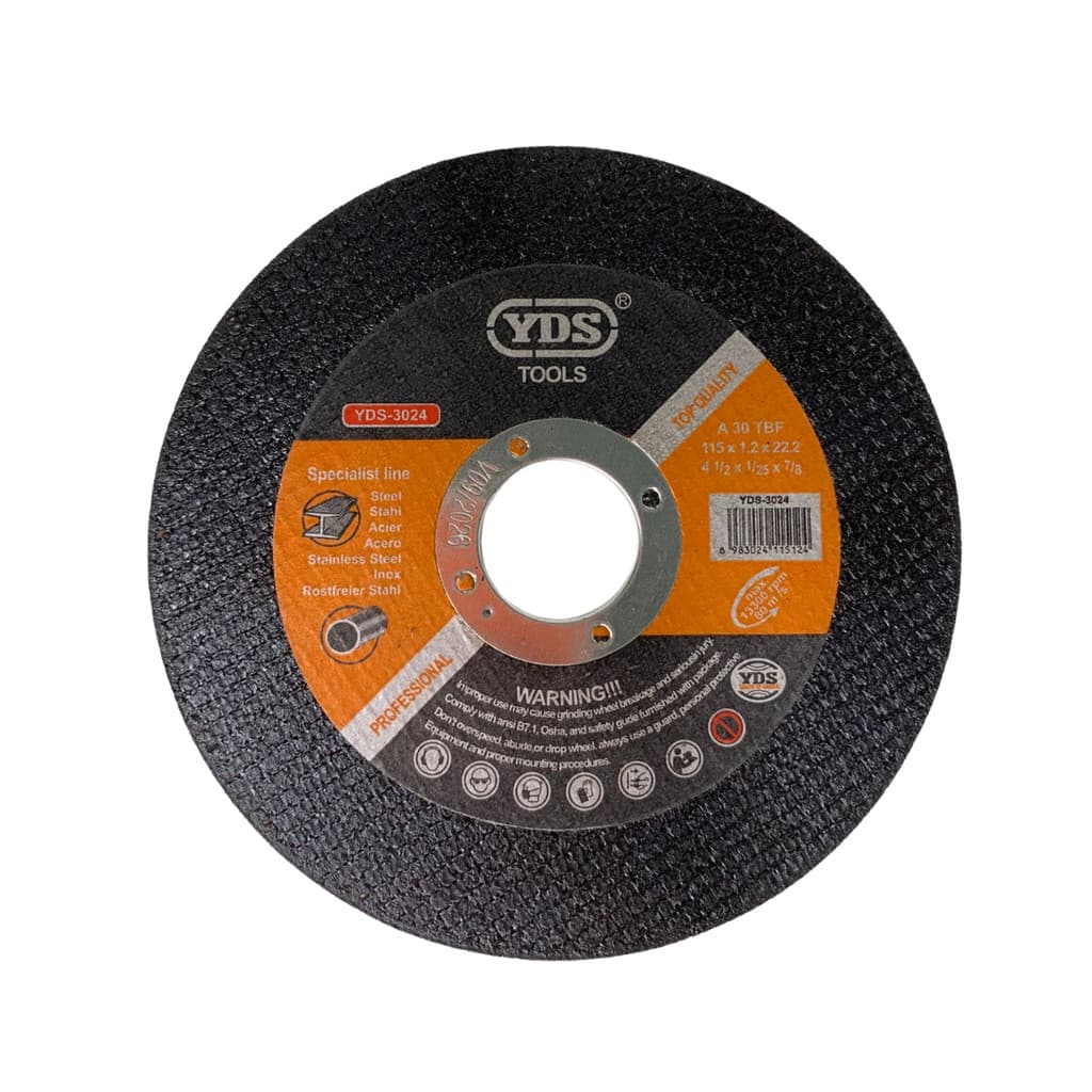 Disco Lixa YDS 30TBF 115x 1.2x 22.2 Ferramenta Acessórios Acabamentos 1 Unidade Trabalhos