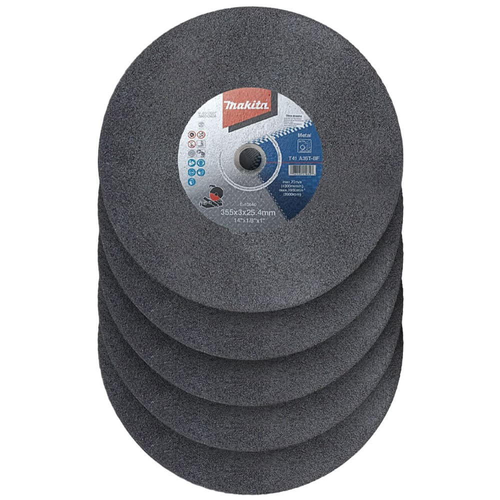 Kit Disco para Corte de Ferro 14 x 1 E-10540 5 Unidades - MAKITA