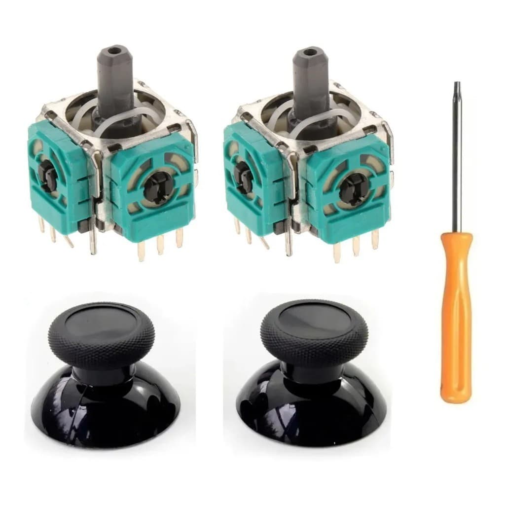 2 Analógico + 2 Botão Direcional + Chave T8 Para Abrir Controle Xbox One / OneS