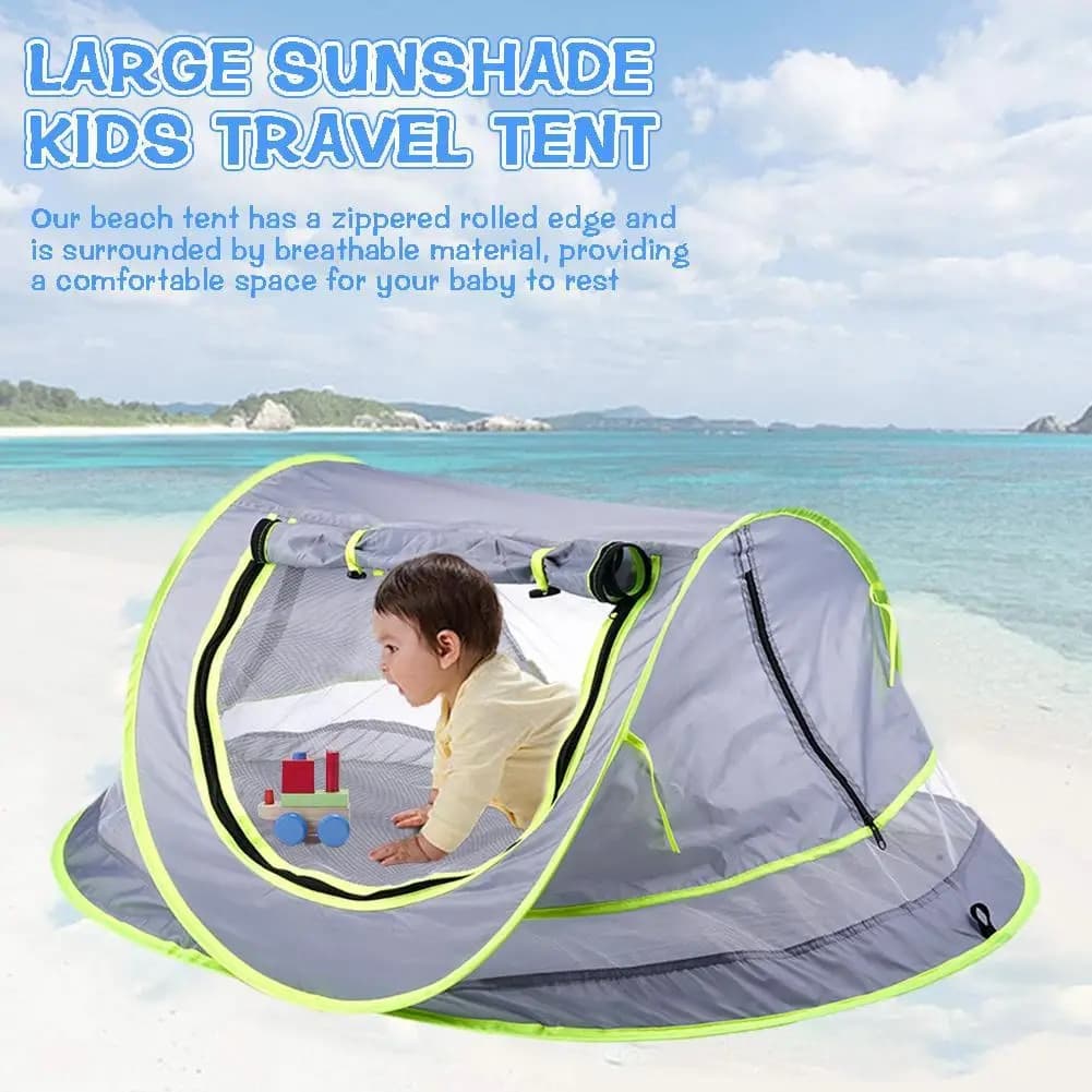 Tenda De Proteção Solar Uv Para Bebês , Sombra Crianças Pop Up Piscina Portátil No Verão