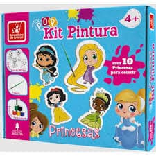 COLECAO POP KIT PINTURA PRINCESAS