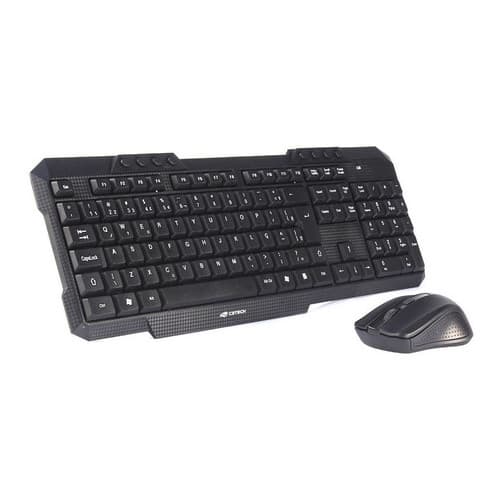 🔋 Kit Teclado e Mouse Sem Fio C3Tech K-W10BK – Praticidade e Estilo