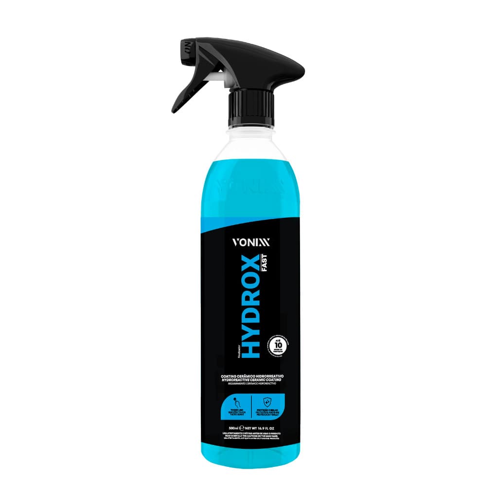 Hydrox Fast Coating Cerâmico Hidrorreativo Pronto Uso Até 10 meses de Proteção 500ml Vonixx