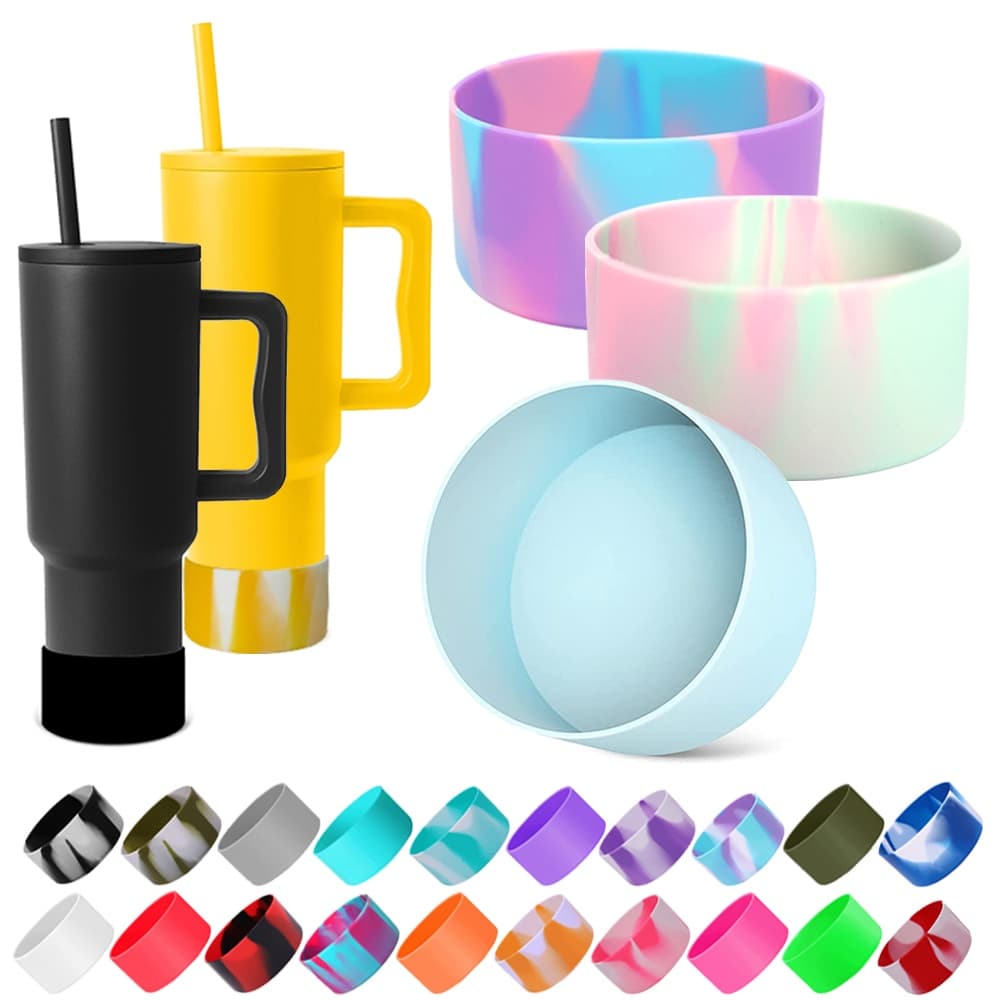 Bota De Silicone Para Trek 40 oz Tumbler Moderno Simples Com Cabo , Tampa Protetora Da Manga Inferior Garrafa De Água , Acessórios Do