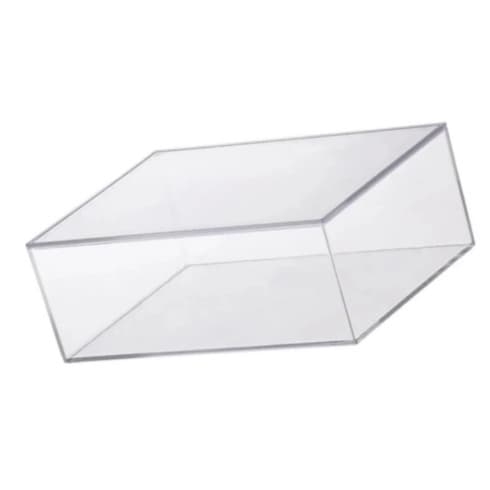 Caixa De Acrílico Transparente Com Tampa Para Organizar Maquiagem Mascaras E Acessórios