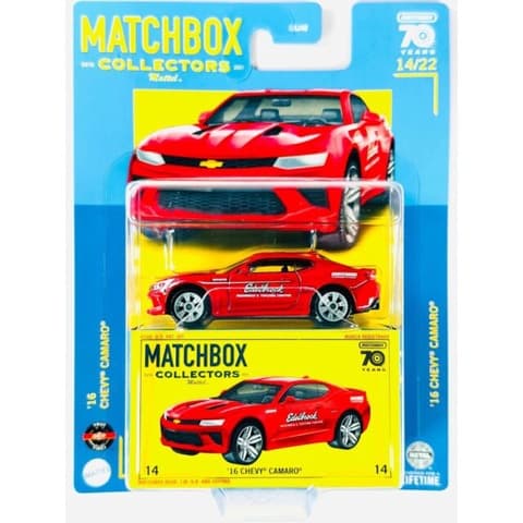 Matchbox Premium Collectors Series Chevy Camaro 16 Edelbrock