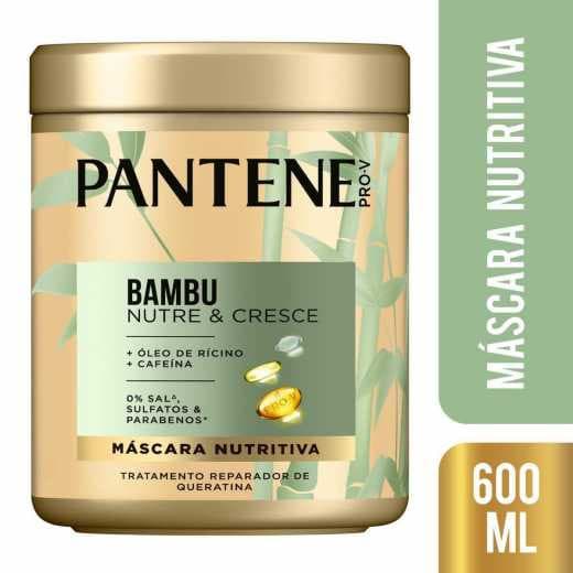 Máscara De Tratamento Capilar Pantene Pro-v Bambu Com 600ml