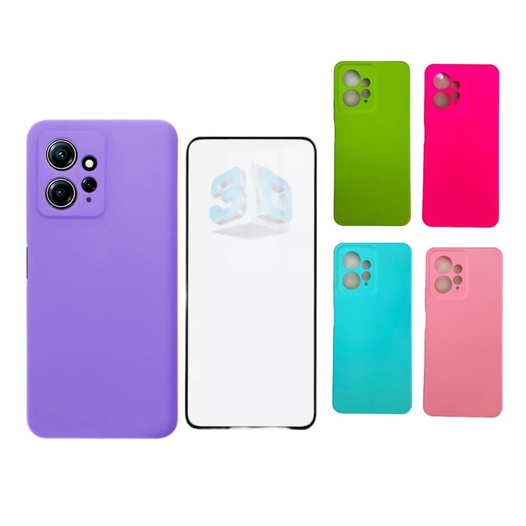 Capa Capinha de Celular Redmi Note 12 + Película de Vidro 3D