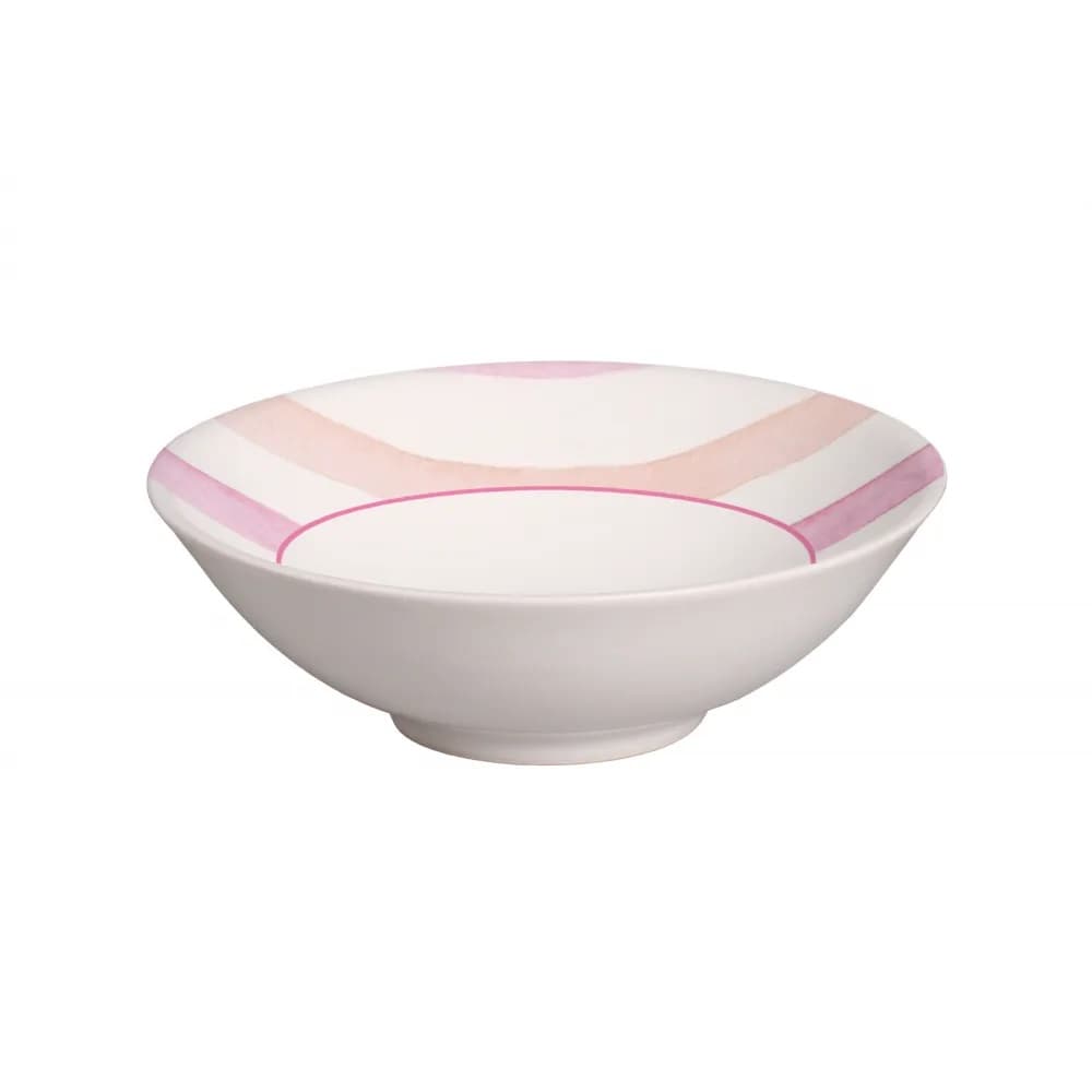 BOWL CERAMICA ROSA LISTRAS 12,5CM (9505011) - DE: 26,90