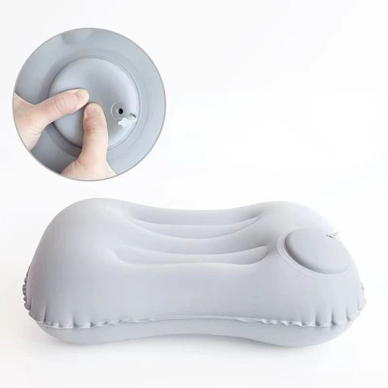 Encosto de cabeça inflável portátil Camping Pillow Combo exterior dormindo almofada