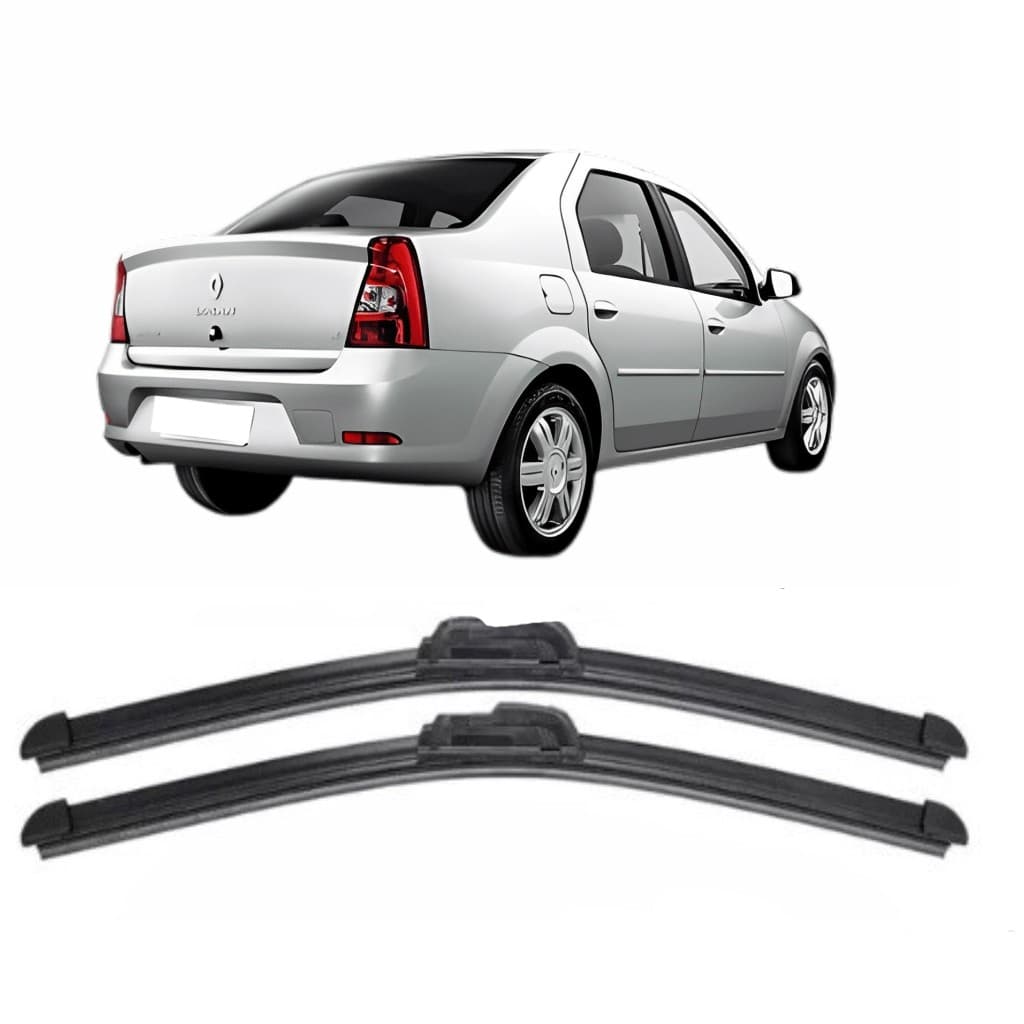 Par Palhetas Limpador De Parabrisa Dianteiro Para Renault Logan 2007 2008 2009 2010 2011 2012