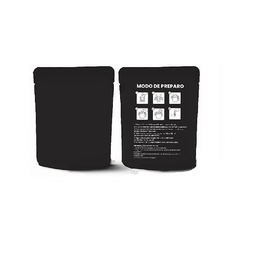 Drip Bag Premium FlowPack 100un/pct - Preta - ILoveCoffee