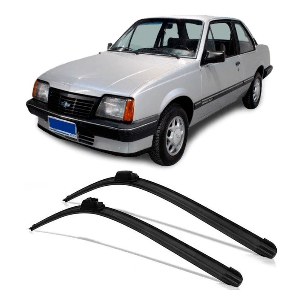 KIT PAR Palheta Limpador Parabrisa Silicone  PRONTA ENTREGA Monza Hatch 1982 À 1996 PROMOÇÃOPROMOÇÃO
