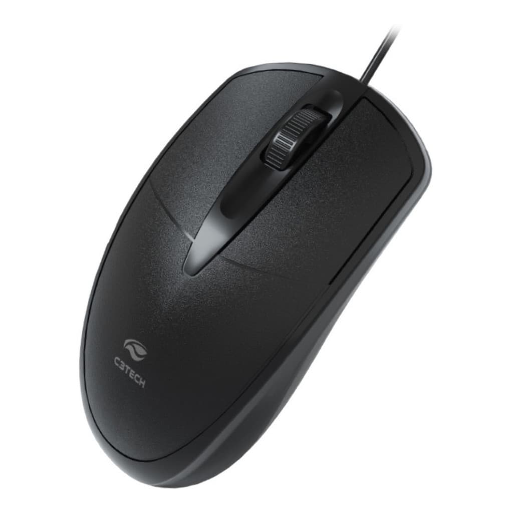 Mouse Confortável Original Usb C/ Fio 3 Botões Pc Notebook