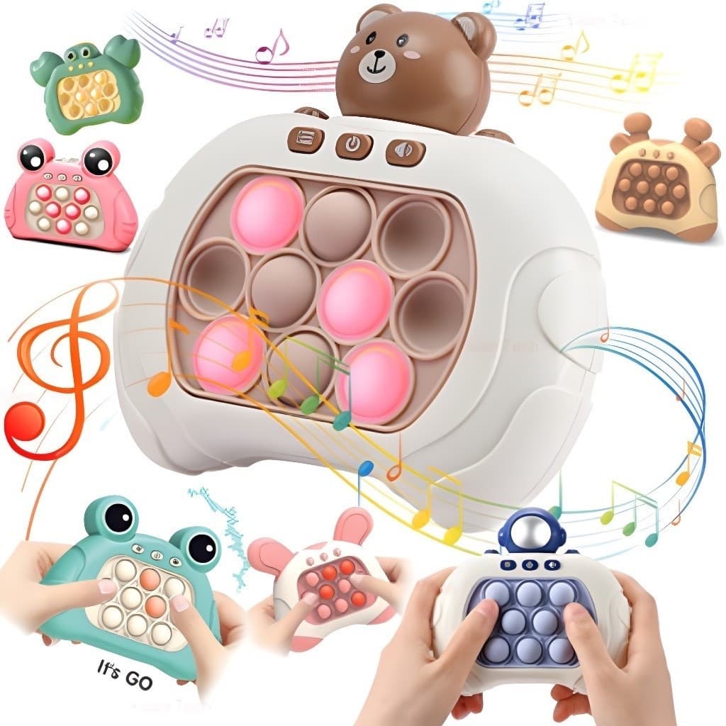Presentes infantisMini Gamer Consoler Anti-Stress Fidget Toys Push Desafio Eletrônico Jogo De Quebra-Cabeça