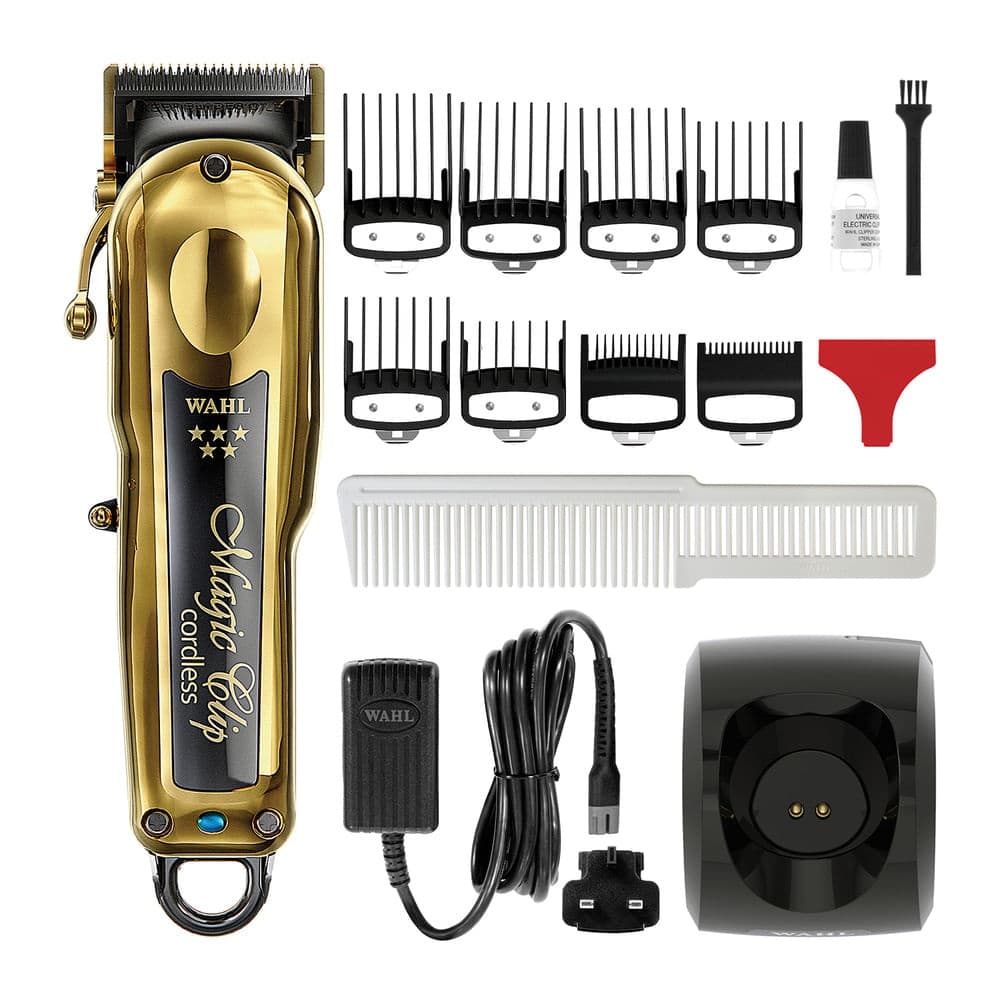 Wahl Máquina de Corte Magic Clip Gold Dourada Sem Fio Motor 6500 RPM