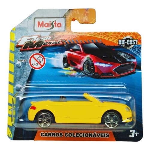 Maisto Fresh Metal 1:64 Audi Tt Roadster Amarelo