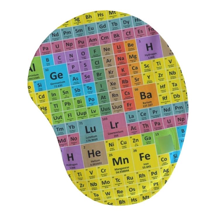 Mouse Pad Ergonomico Gota Tabela Periodica Quimica