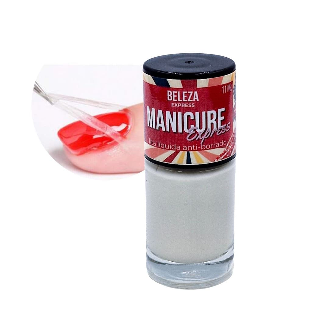Fita líquida anti-borrado Manicure Express  Beleza Express