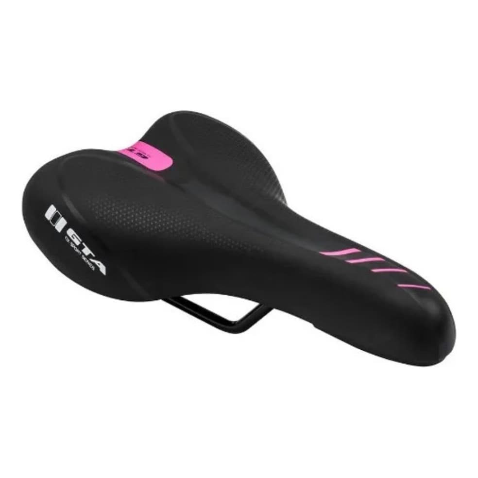 Banco Selim Gta Nx Bike Profissional Mtb Anatômico Cor Rosa