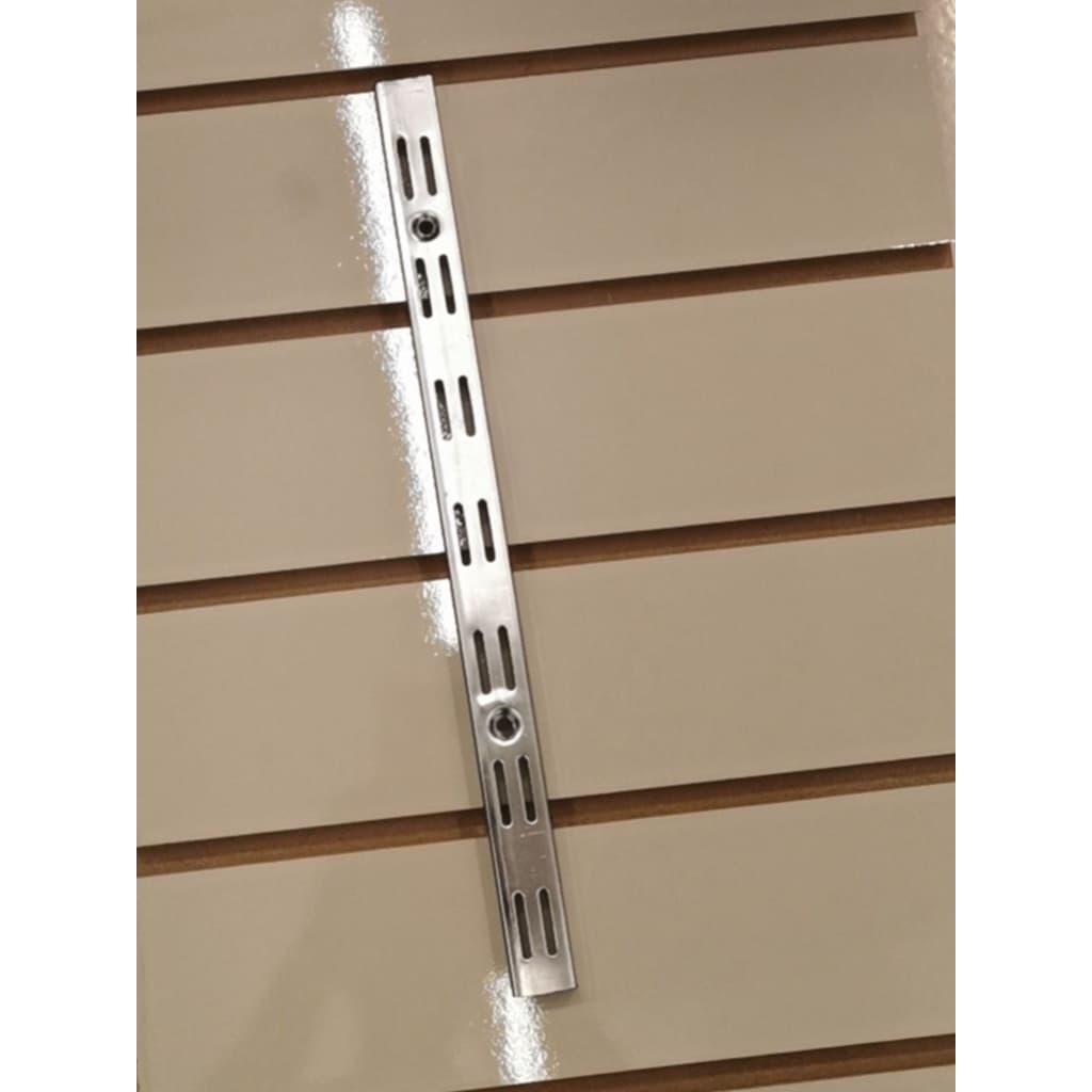 Trilho Cremalheira Robusto Furação Dupla cromado kit com 4