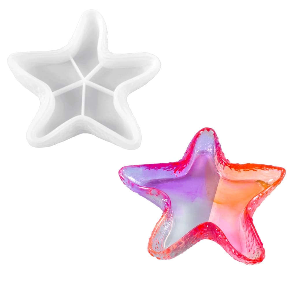 Molde De Silicone Formato Bandeja Estrela do Mar
