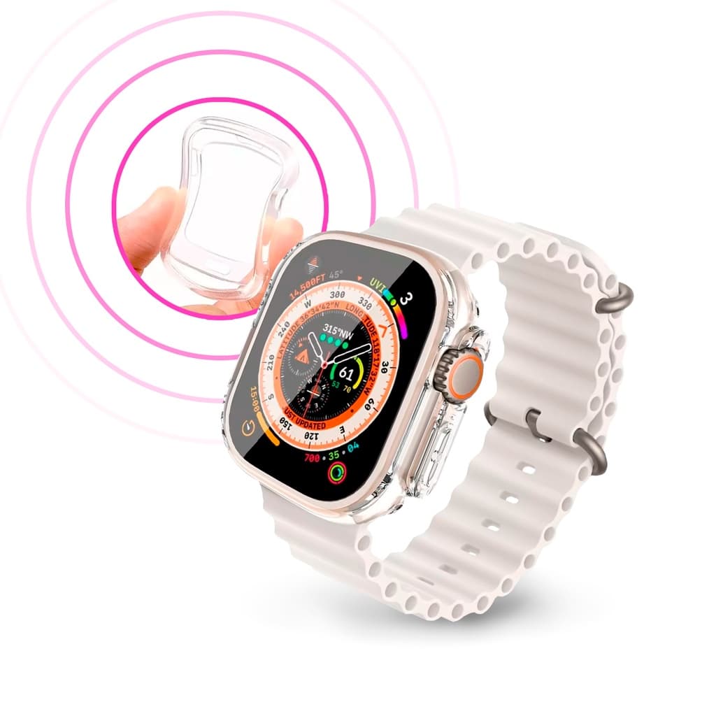 Case Bumper Proteção 360º Para Apple Watch Série Ultra 49mm