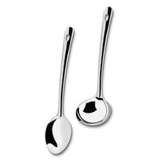 COLHER P/ARROZ E FEIJAO 33 CM 2 PCS LINHA CLASSIC