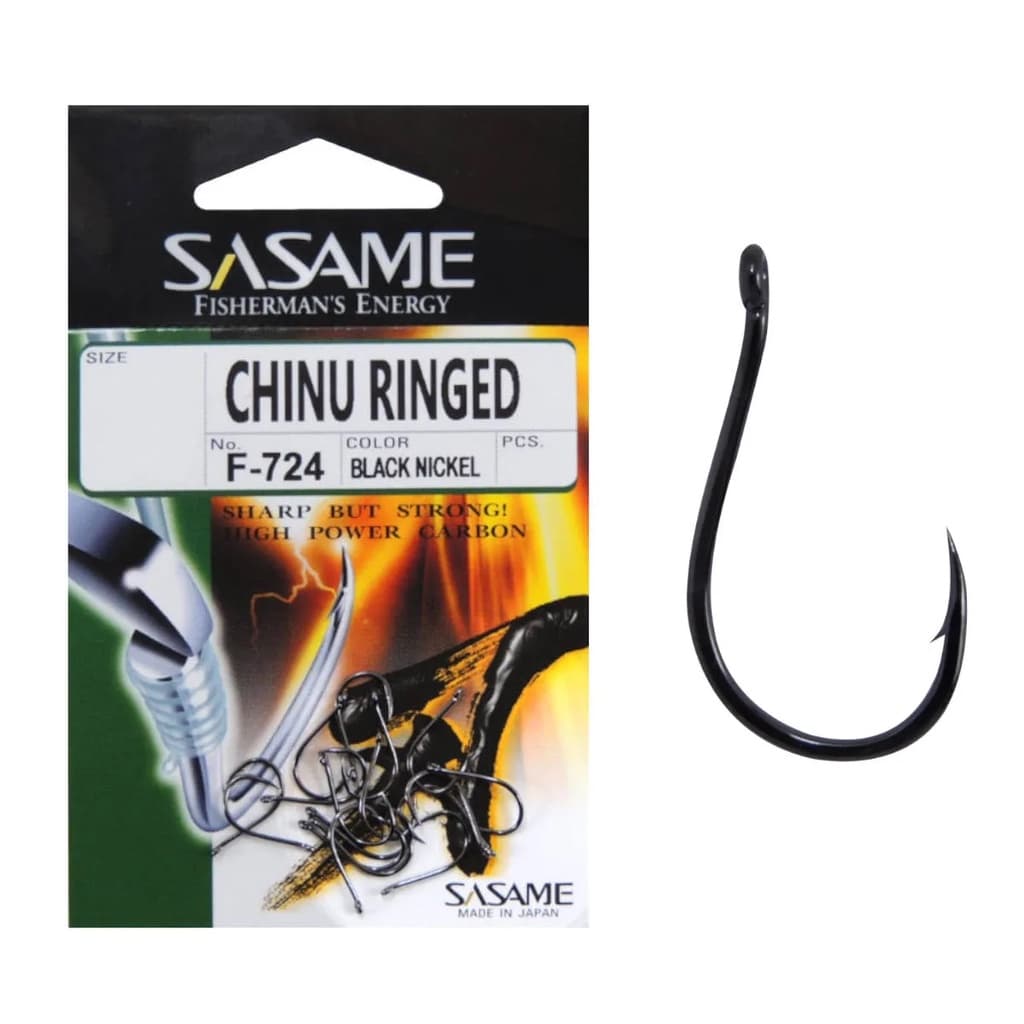 Anzol Sasame Chinu Ringed F-724 - Black Nickel