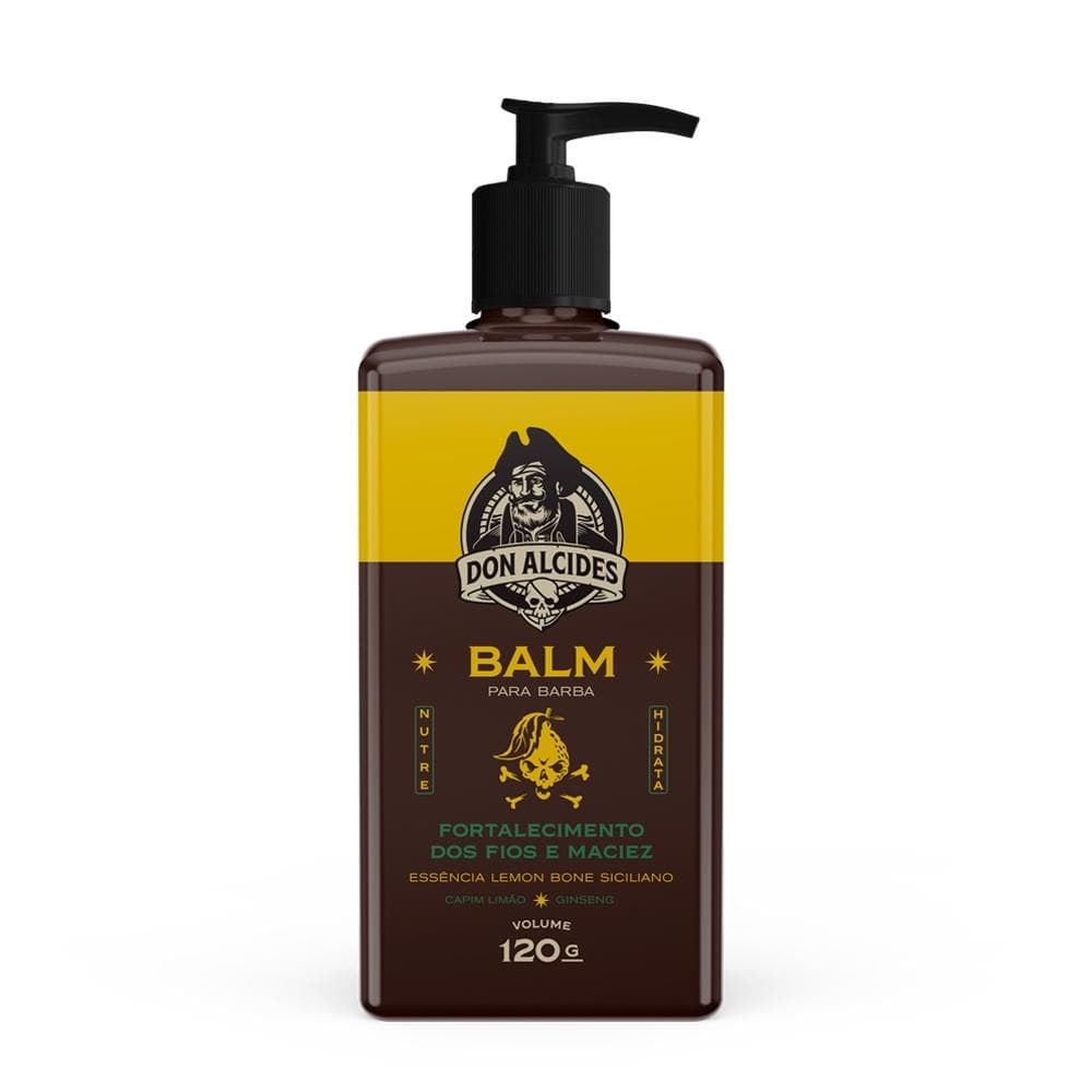 Balm Para Barba Don Alcides Lemon Bone - 120ml
