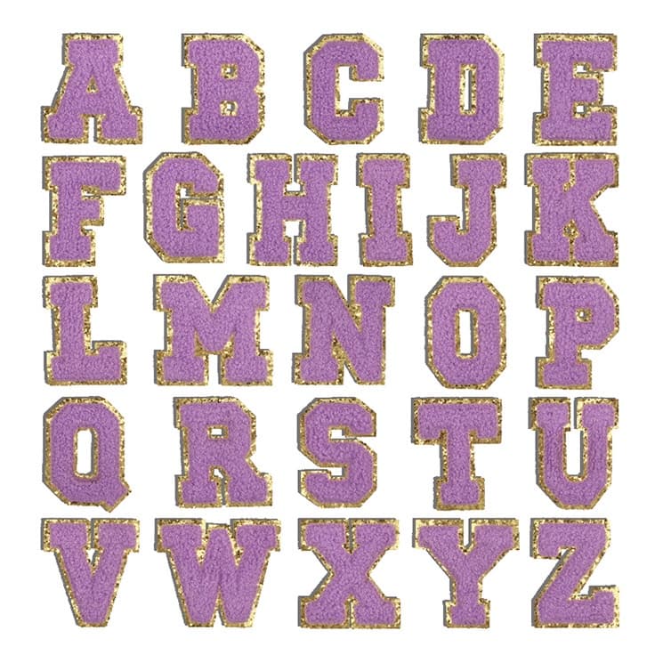 1 Pcs Roxo 6cm Phnom Penh Letras Patch Bordado Termocolante Hot Melt Adesivo Patches Para Roupas