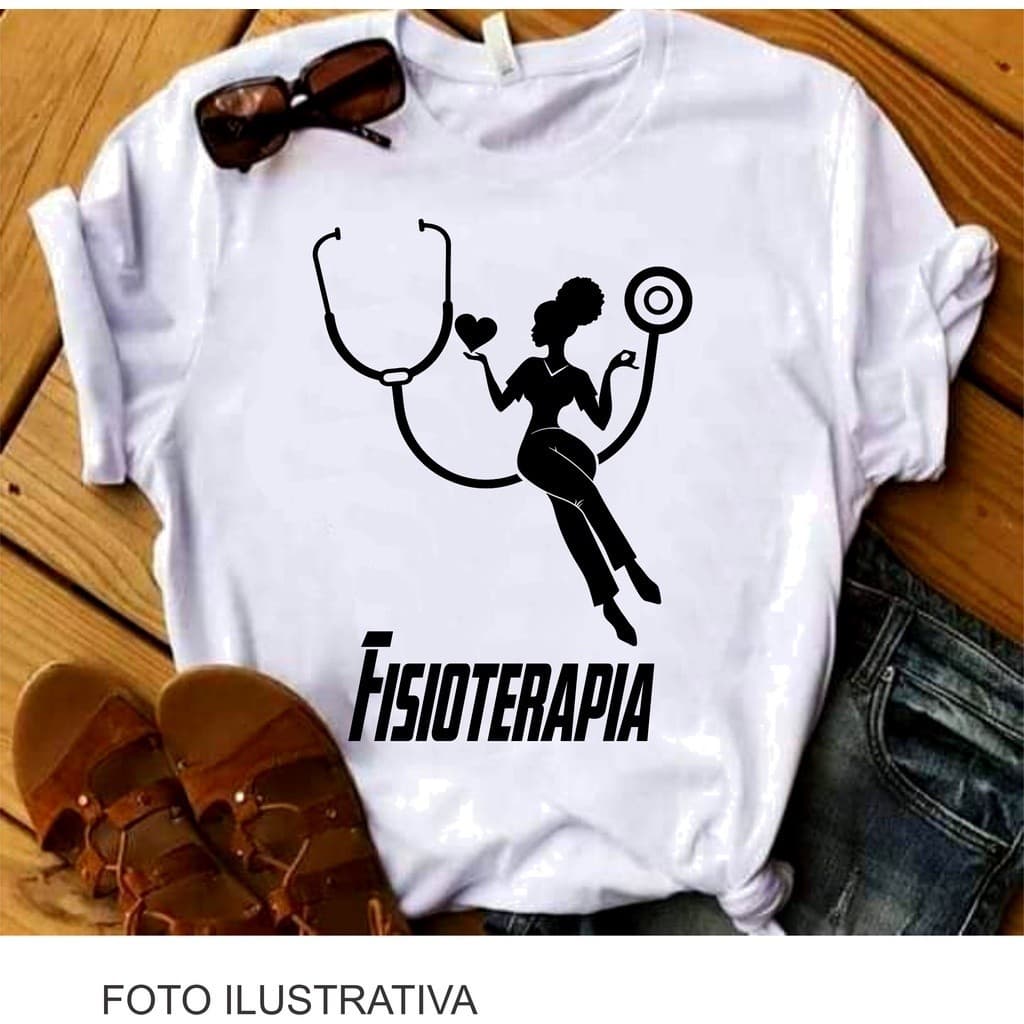 Camisa Fisioterapia T-shirt Blusa Camiseta 374 CP.