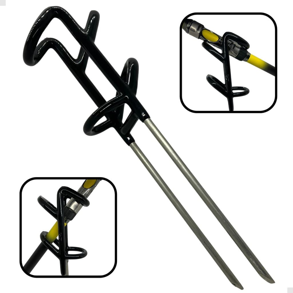 Suporte Vara Pesca Emborrachado Reforçado 35cm Apoio Premium