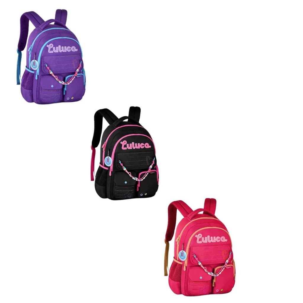 Mochila Escolar Juvenil Da Youtuber Luluca