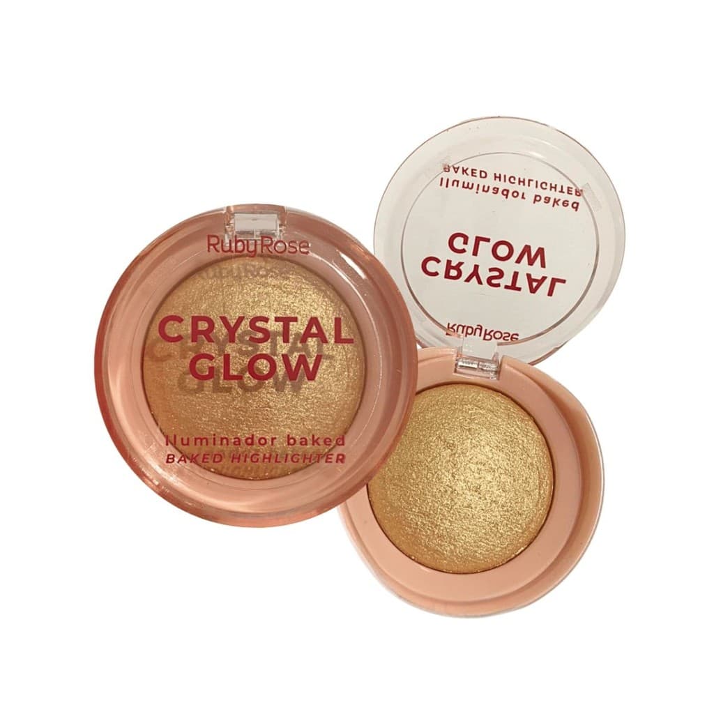 Crystal Glow Iluminador Baked - Ruby Rose - Solar Flare