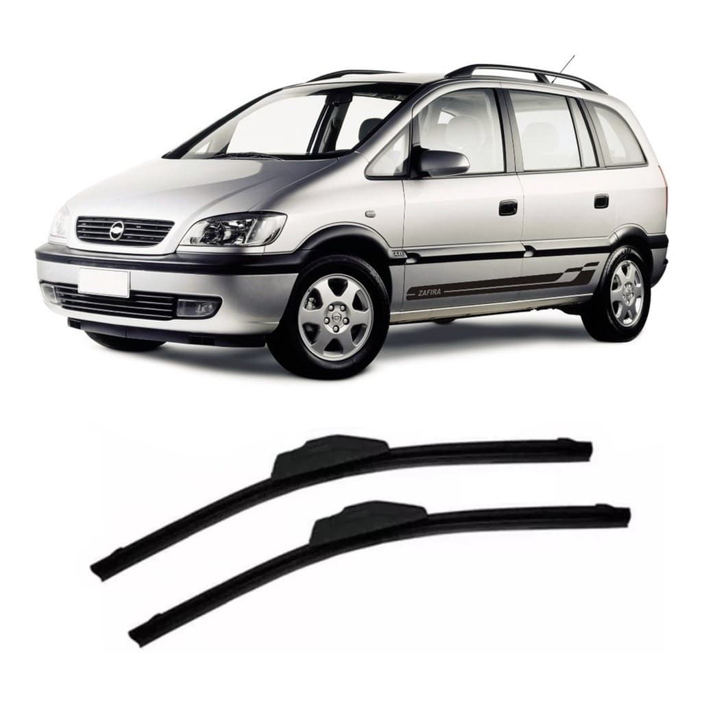 KIT PAR Palheta Limpador Parabrisa Silicone  PRONTA ENTREGA Zafira 2000 À 2012 PROMOÇÃO