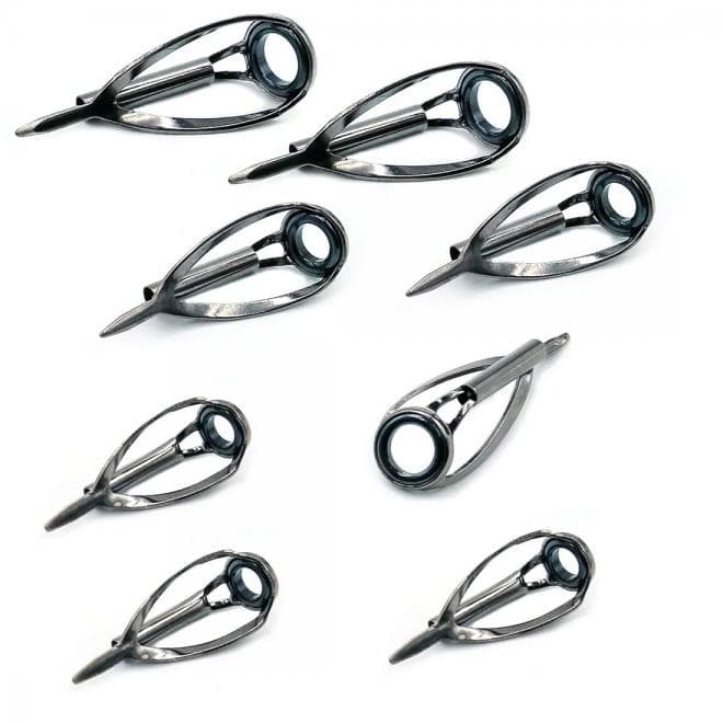 Kit de Guias Passador Ponteira para Reparo Vara de Pesca Tipo Low Ride