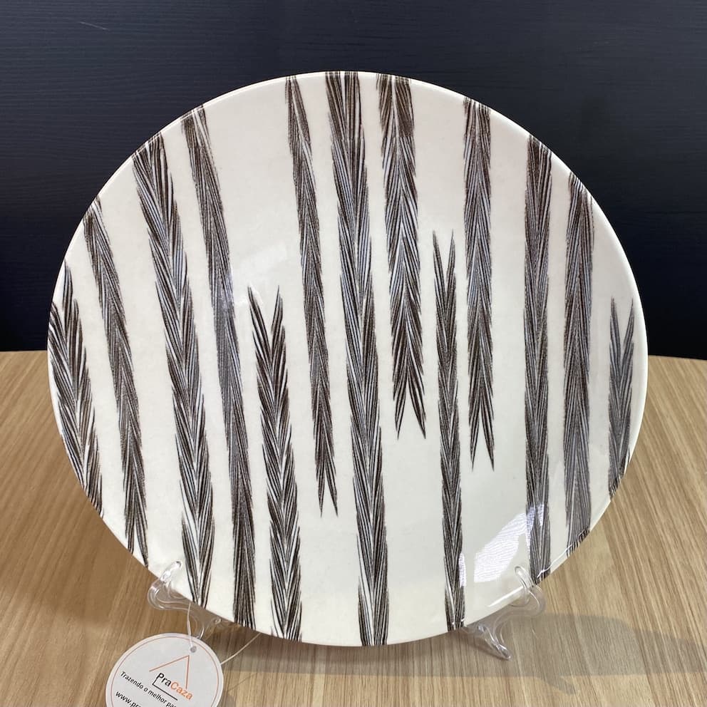 Prato Raso Porcelana - 25 cm - PraCasa